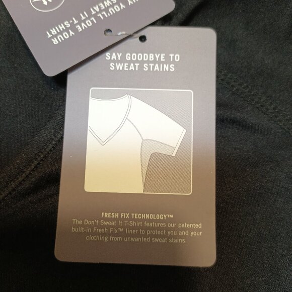 Knix NEW Don't Sweat It T-Shirt - Black Size Large - Picture 6 of 7